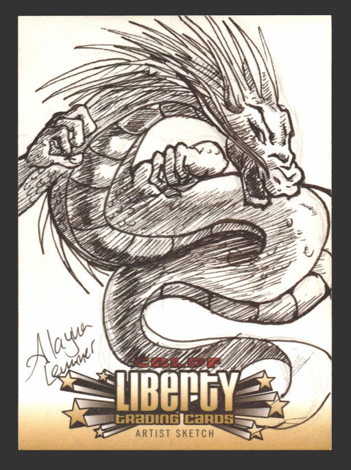 2011 Cryptozoic CBLDF Liberty Artist Sketch Trading Card by Alayna Lemmer - TvMovieCards.com