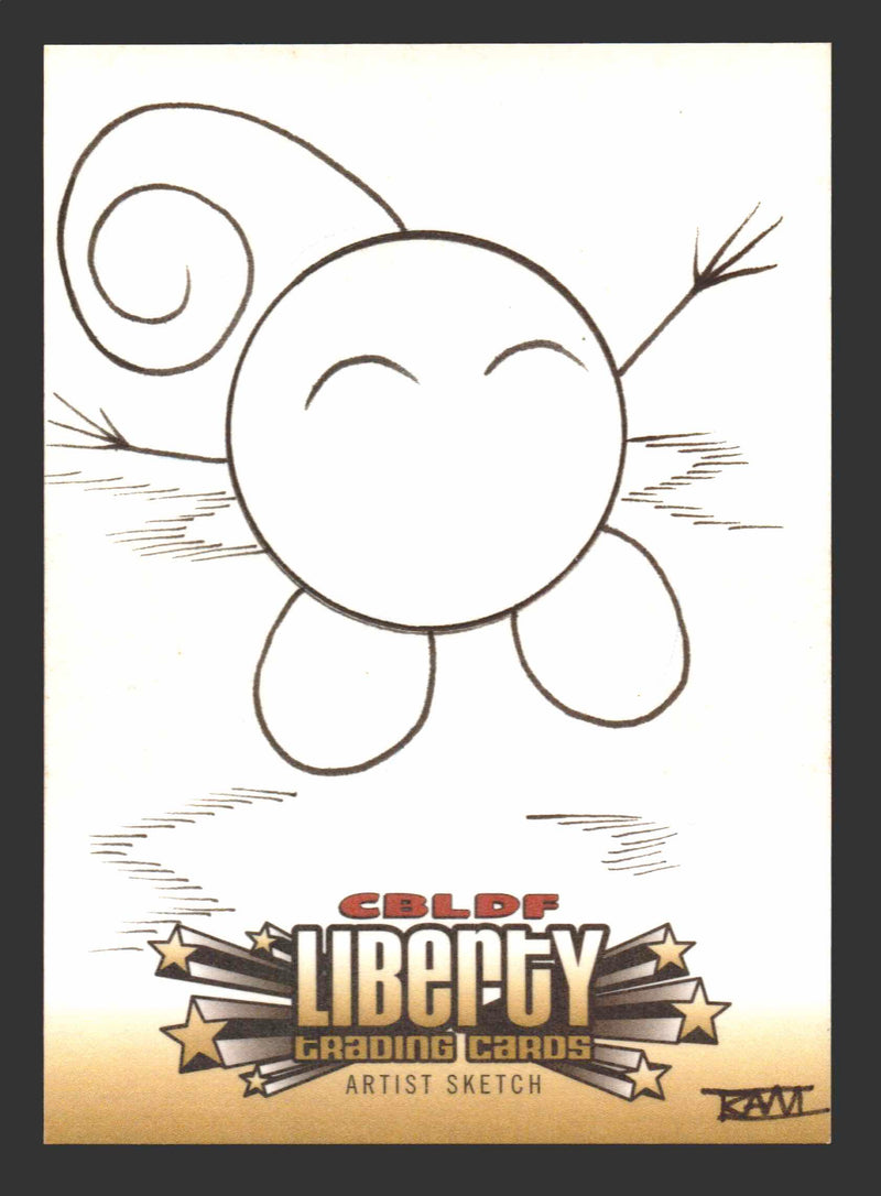 2011 CBLDF Comic Book Legal Defense Fund Liberty Artist Sketch Trading Card   - TvMovieCards.com