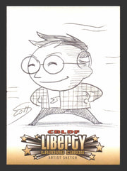 2011 Cryptozoic CBLDF Liberty Artist Sketch Card by Scott McCloud - TvMovieCards.com