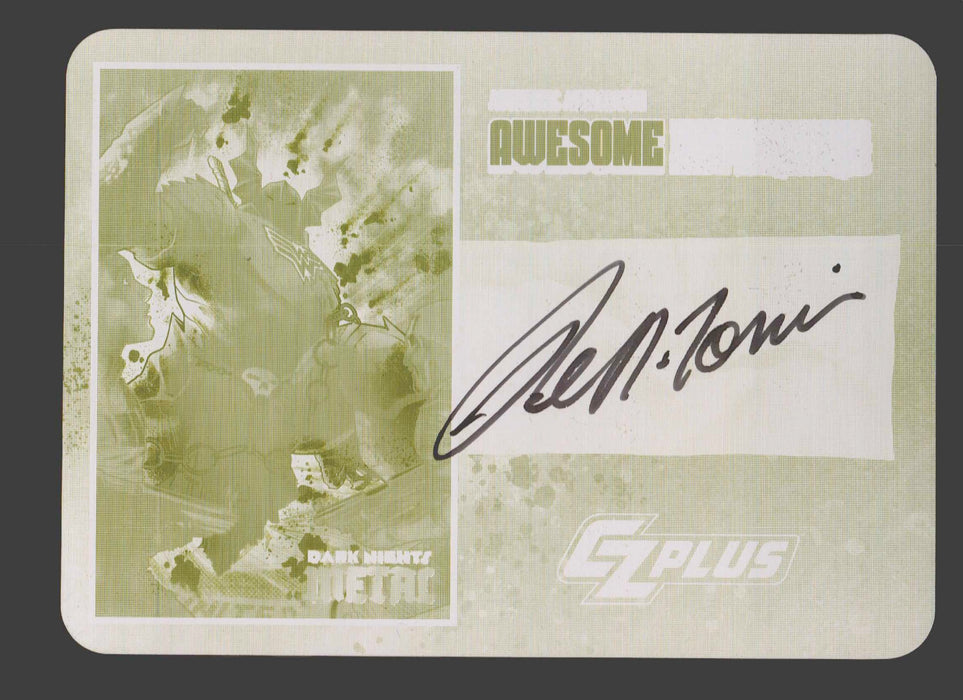 2024 CZX Dark Nights Metal Printing Plate Autograph Card Peter J. Tomasi BTMER-PJT