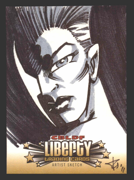 2011 CBLDF Comic Book Legal Defense Fund Liberty Artist Sketch Trading Card - TvMovieCards.com