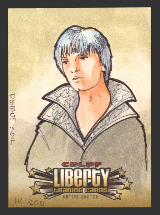 2011 CBLDF Comic Book Legal Defense Fund Liberty Artist Sketch Trading Card - TvMovieCards.com