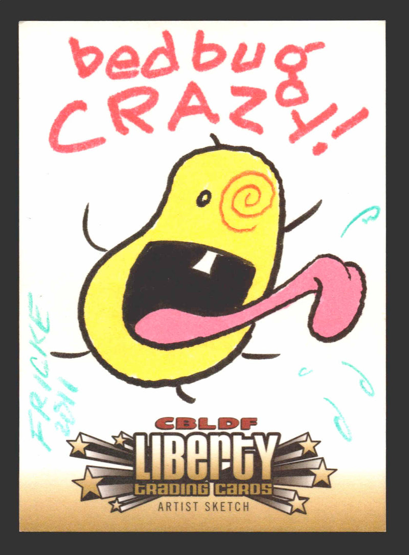 2011 Cryptozoic CBLDF Liberty Artist Sketch Card by Paul Fricke   - TvMovieCards.com