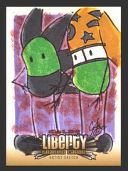 2011 Cryptozoic CBLDF Liberty Artist Sketch Card by Christian James Thomas - TvMovieCards.com