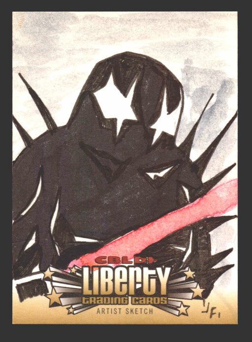 2011 Cryptozoic CBLDF Liberty Artist Sketch Card Bone by Jerry Fleming   - TvMovieCards.com