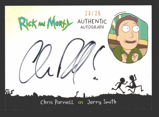2019 Rick and Morty Season 2 CP-JS2 Chris Parnell as Jerry Smith Autograph Card   - TvMovieCards.com