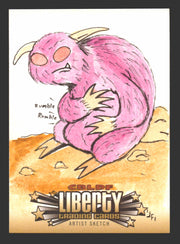 2011 Cryptozoic CBLDF Liberty Artist Sketch Card by Jerry Fleming   - TvMovieCards.com