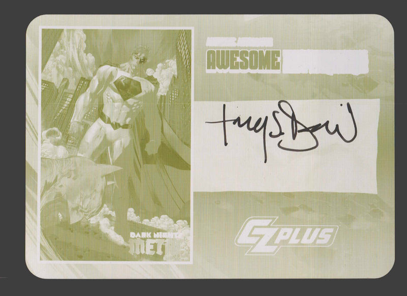 2024 CZX Dark Nights Metal Printing Plate Autograph Card Tony S. Daniel BTDEV-TS - TvMovieCards.com