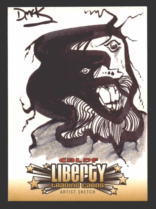 2011 CBLDF Comic Book Legal Defense Fund Liberty Artist Sketch Trading Card - TvMovieCards.com