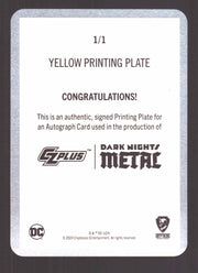 2024 CZX Dark Nights Metal Printing Plate Autograph Card Tony S. Daniel BTDEV-TS - TvMovieCards.com