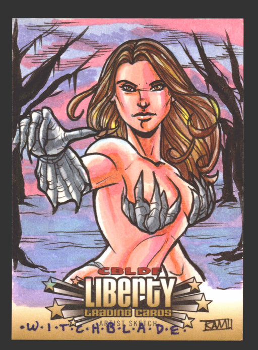 2011 CBLDF Comic Book Legal Defense Fund Liberty Artist Sketch Trading Card   - TvMovieCards.com