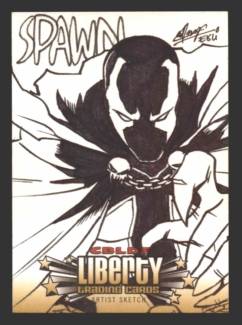2011 Cryptozoic CBLDF Liberty Artist Sketch Card by Remy "Eisu" Mokhtar - TvMovieCards.com