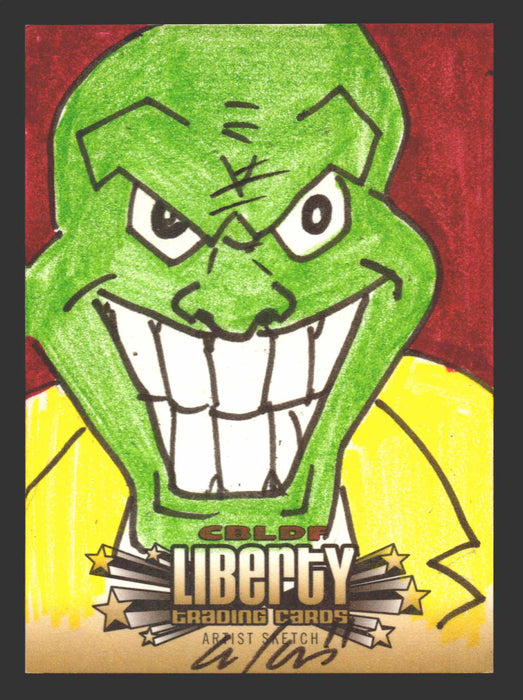 2011 CBLDF Comic Book Legal Defense Fund Liberty Artist Sketch Trading Card - TvMovieCards.com