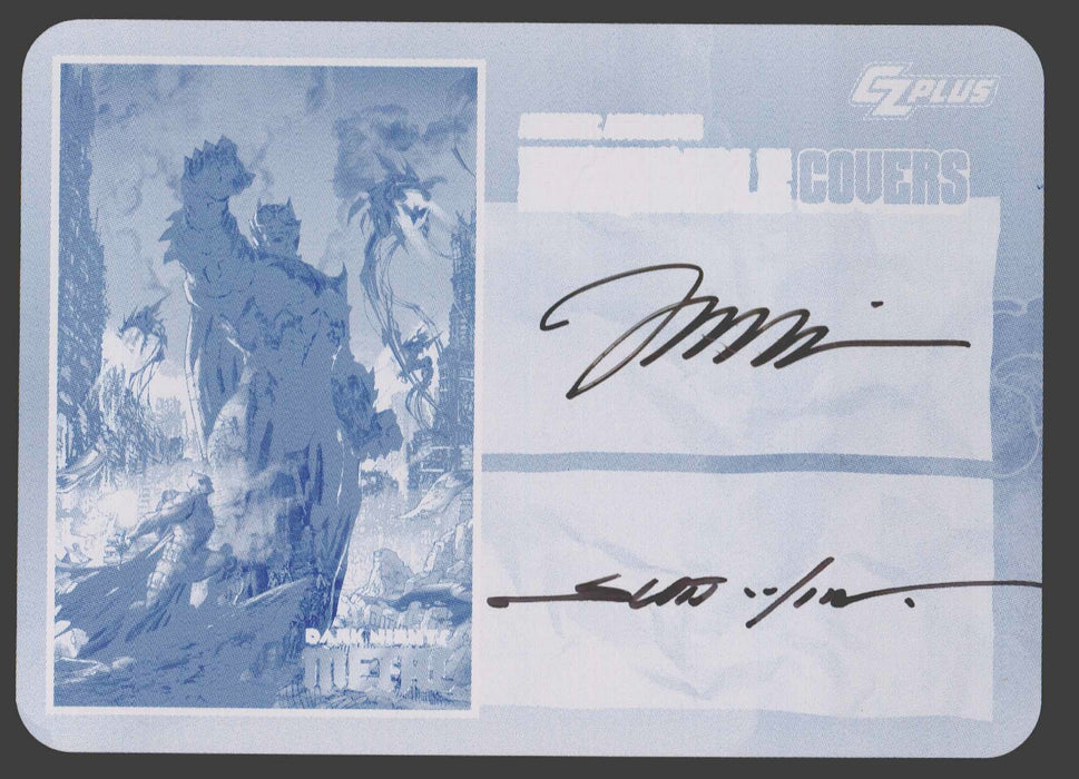 2024 CZX Dark Nights Metal Printing Plate Autograph Card Scott Williams / Jim Lee