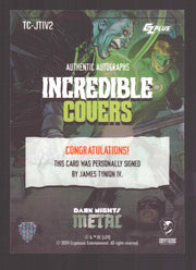 2024 CZX Dark Nights Metal Autograph Card James Tynion IV TC-JTIV2 - TvMovieCards.com