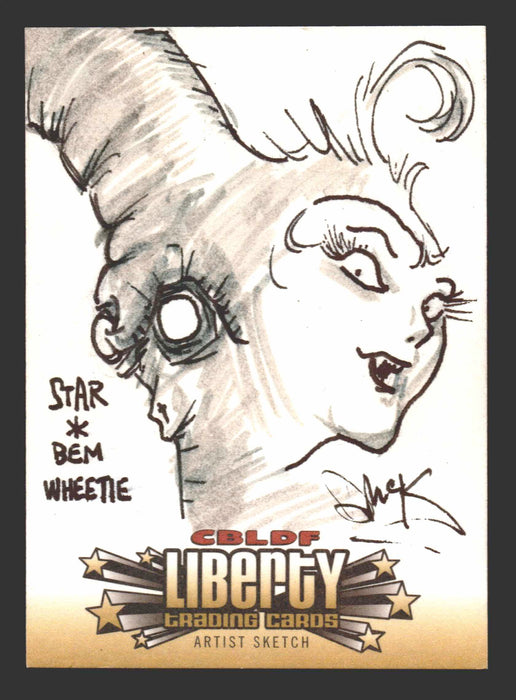 2011 CBLDF Comic Book Legal Defense Fund Liberty Artist Sketch Trading Card   - TvMovieCards.com