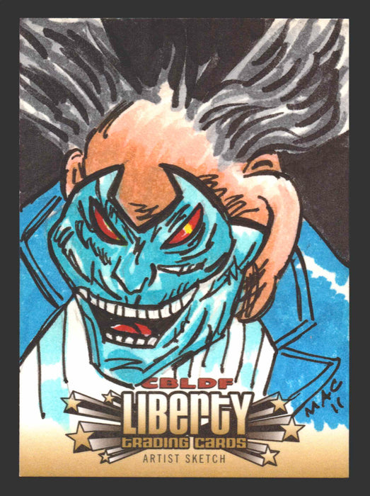 2011 Cryptozoic CBLDF Liberty Artist Sketch Trading Card by Mickey Clausen MAC - TvMovieCards.com