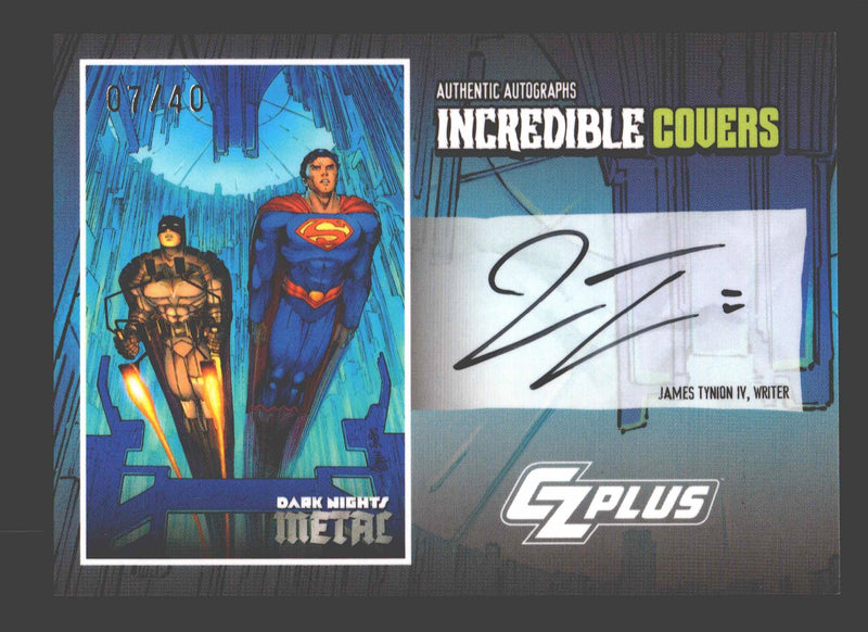2024 CZX Dark Nights Metal Autograph Card James Tynion IV TF-JTIV2 - TvMovieCards.com