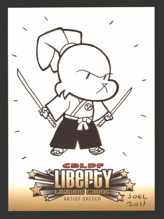 2011 Cryptozoic CBLDF Liberty Artist Sketch Card by Joel Carroll - TvMovieCards.com