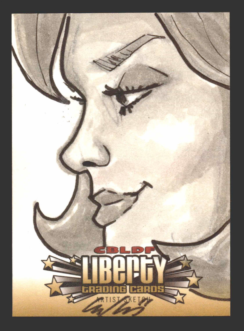 2011 CBLDF Comic Book Legal Defense Fund Liberty Artist Sketch Trading Card   - TvMovieCards.com