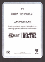 2024 CZX Dark Nights Metal Printing Plate Autograph Card Scott Williams / Jim Le - TvMovieCards.com