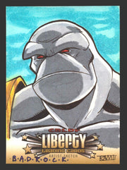 2011 CBLDF Liberty Artist Sketch Trading Card by Rich Molinelli RAM - TvMovieCards.com