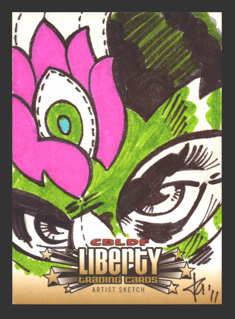 2011 CBLDF Comic Book Legal Defense Fund Liberty Artist Sketch Trading Card   - TvMovieCards.com