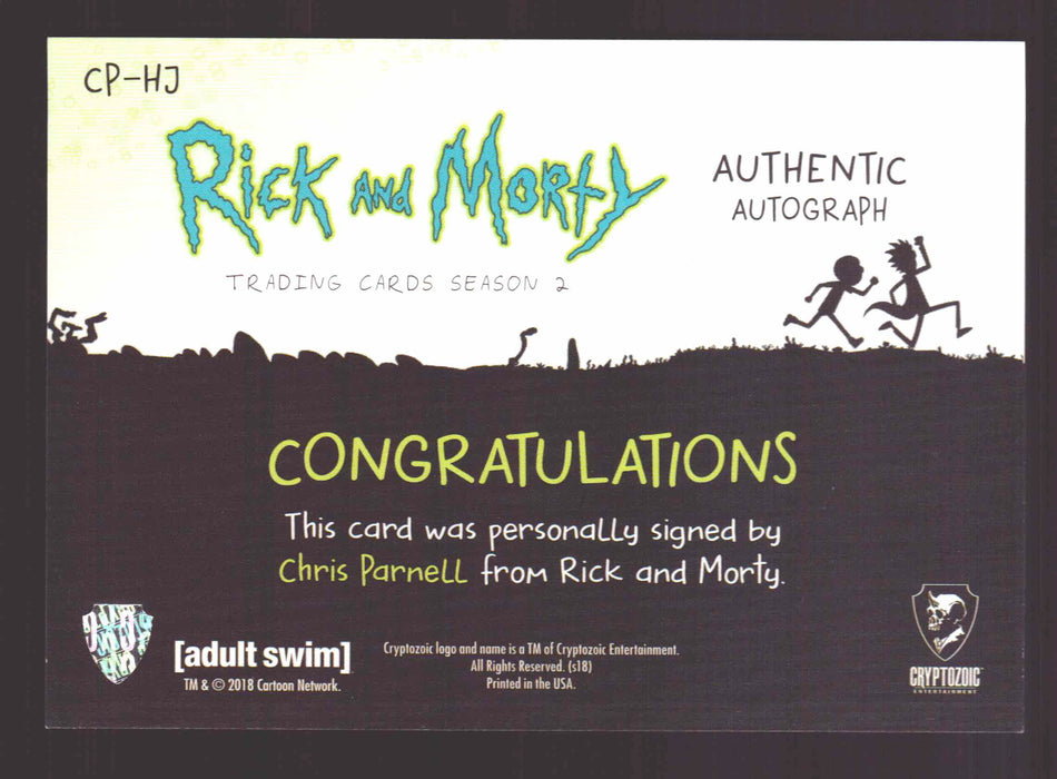2019 Rick and Morty Season 2 CP-HJ Chris Parnell as Heroic Jerry Autograph Card   - TvMovieCards.com