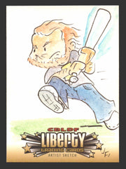 2011 Cryptozoic CBLDF Liberty Artist Sketch Card Bone by Jerry Fleming - TvMovieCards.com