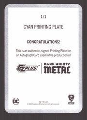2024 CZX Dark Nights Metal Printing Plate Autograph Card John Ramita Jr / Danny - TvMovieCards.com