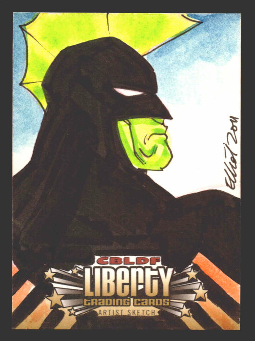 2011 Cryptozoic CBLDF Liberty Artist Sketch Card by Elliot Fernandez - TvMovieCards.com