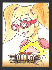 2011 Cryptozoic CBLDF Liberty Artist Sketch Card Bone by Jerry Fleming   - TvMovieCards.com
