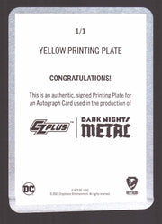 2024 CZX Dark Nights Metal Printing Plate Autograph Card Tynion IV / John Ramita - TvMovieCards.com