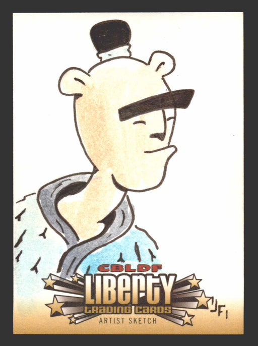 2011 Cryptozoic CBLDF Liberty Artist Sketch Card Bone by Jerry Fleming - TvMovieCards.com