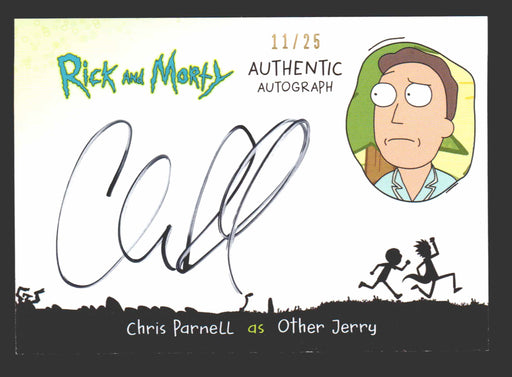 2019 Rick and Morty Season 2 CP-OJ Chris Parnell as Other Jerry Autograph Card   - TvMovieCards.com