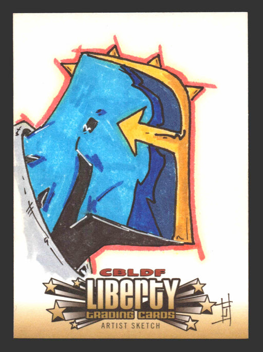 2011 CBLDF Comic Book Legal Defense Fund Liberty Artist Sketch Trading Card - TvMovieCards.com