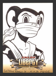 2011 CBLDF Liberty Artist Sketch Trading Card by Wilson Ramos Jr   - TvMovieCards.com