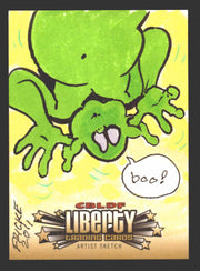 2011 Cryptozoic CBLDF Liberty Artist Sketch Card by Paul Fricke   - TvMovieCards.com