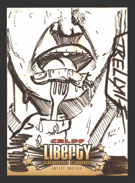 2011 CBLDF Comic Book Legal Defense Fund Liberty Artist Sketch Trading Card   - TvMovieCards.com