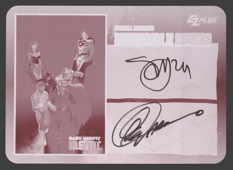 2024 CZX Dark Nights Metal Printing Plate Autograph Card Scott Snyder / Greg Cap - TvMovieCards.com