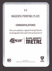 2024 CZX Dark Nights Metal Printing Plate Autograph Card Scott Snyder / Greg Cap - TvMovieCards.com