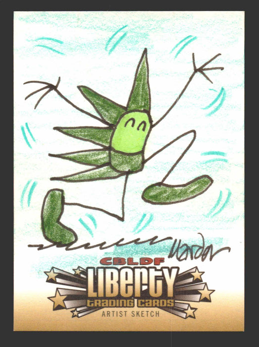 2011 CBLDF Comic Book Legal Defense Fund Liberty Artist Sketch Trading Card - TvMovieCards.com