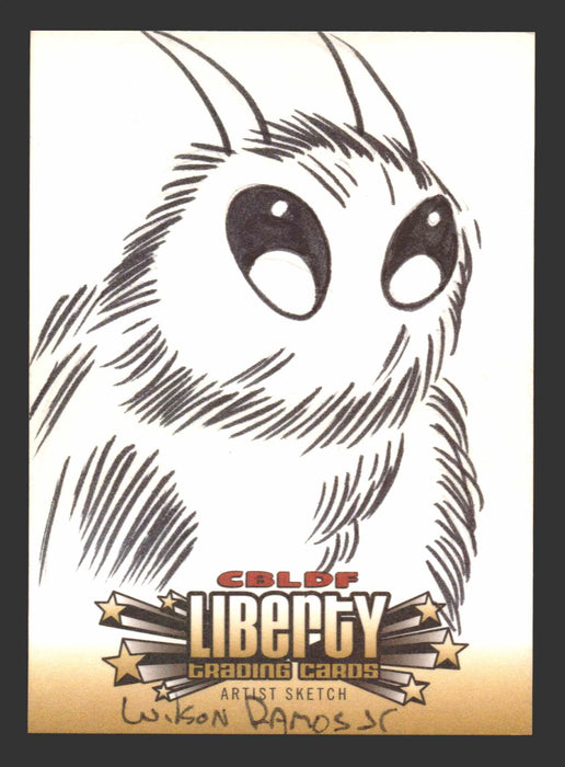 2011 CBLDF Liberty Artist Sketch Trading Card by Wilson Ramos Jr   - TvMovieCards.com