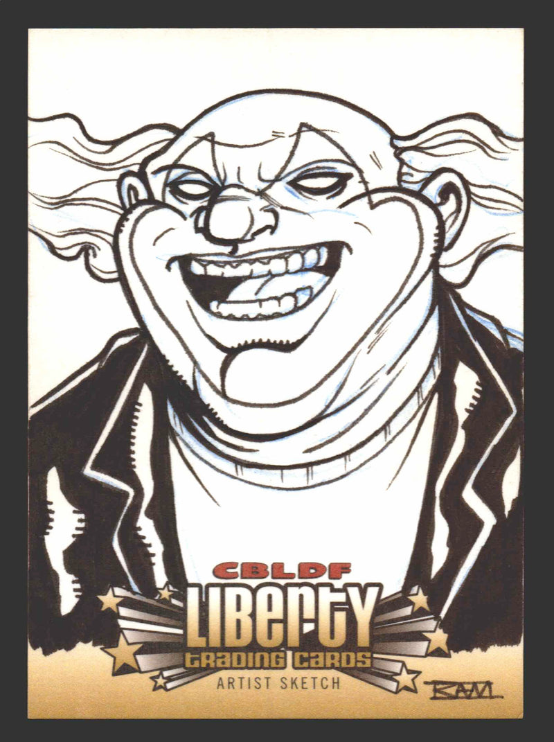 2011 CBLDF Liberty Artist Sketch Trading Card by Rich Molinelli RAM - TvMovieCards.com
