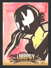 2011 Cryptozoic CBLDF Liberty Artist Sketch Card Bone by Jerry Fleming - TvMovieCards.com