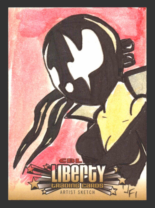 2011 Cryptozoic CBLDF Liberty Artist Sketch Card Bone by Jerry Fleming - TvMovieCards.com