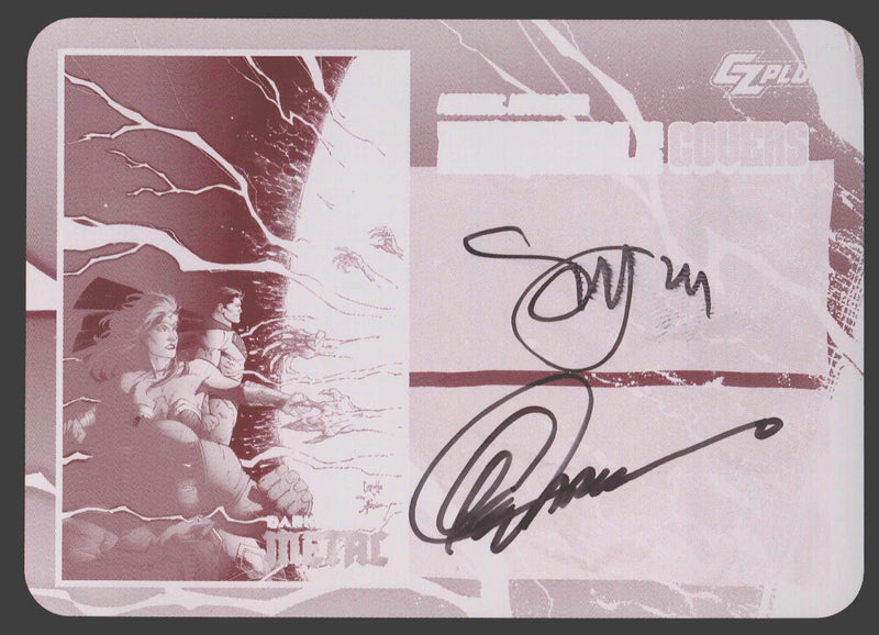 2024 CZX Dark Nights Metal Printing Plate Autograph Card Scott Snyder / Greg Cap - TvMovieCards.com