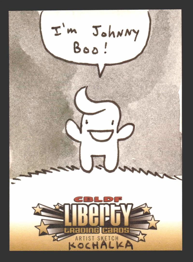 2011 Cryptozoic CBLDF Liberty Artist Sketch Card by James Kochalka   - TvMovieCards.com