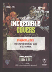 2024 CZX Dark Nights Metal Autograph Card Scott Snyder DNM1-SS Incredible Covers - TvMovieCards.com