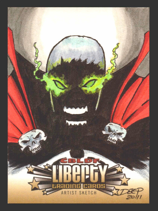 2011 Cryptozoic CBLDF Liberty Artist Sketch Trading Card by George Deep - TvMovieCards.com